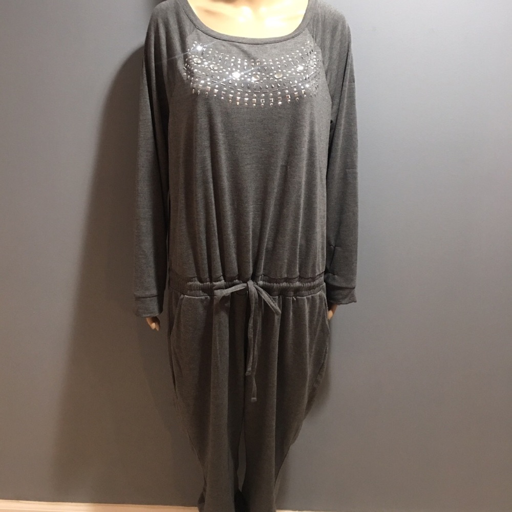Gray jumpsuit